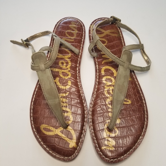 Sam Edelman Thong Sandal Green Size US 7.5 - Picture 1 of 3